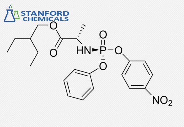 2-Ethylbutyl (2S)-2-[[(4-nitrophenoxy)-phenoxyphosphoryl]amino]propanoate